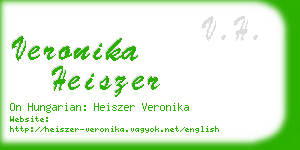 veronika heiszer business card